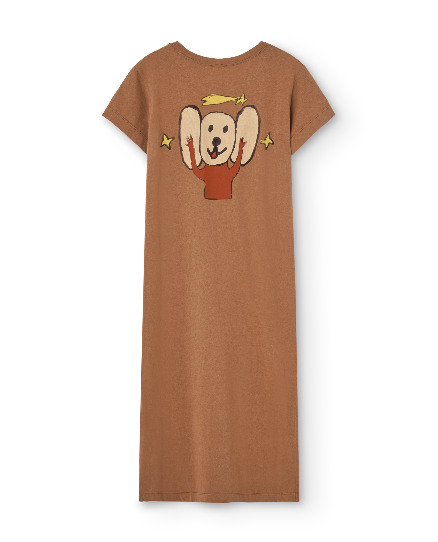 Brown Gorilla Maxi Dress PRODUCT BACK