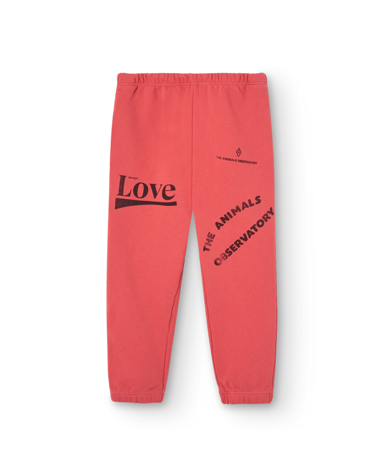 Red Love Dromedary Sweatpants COVER