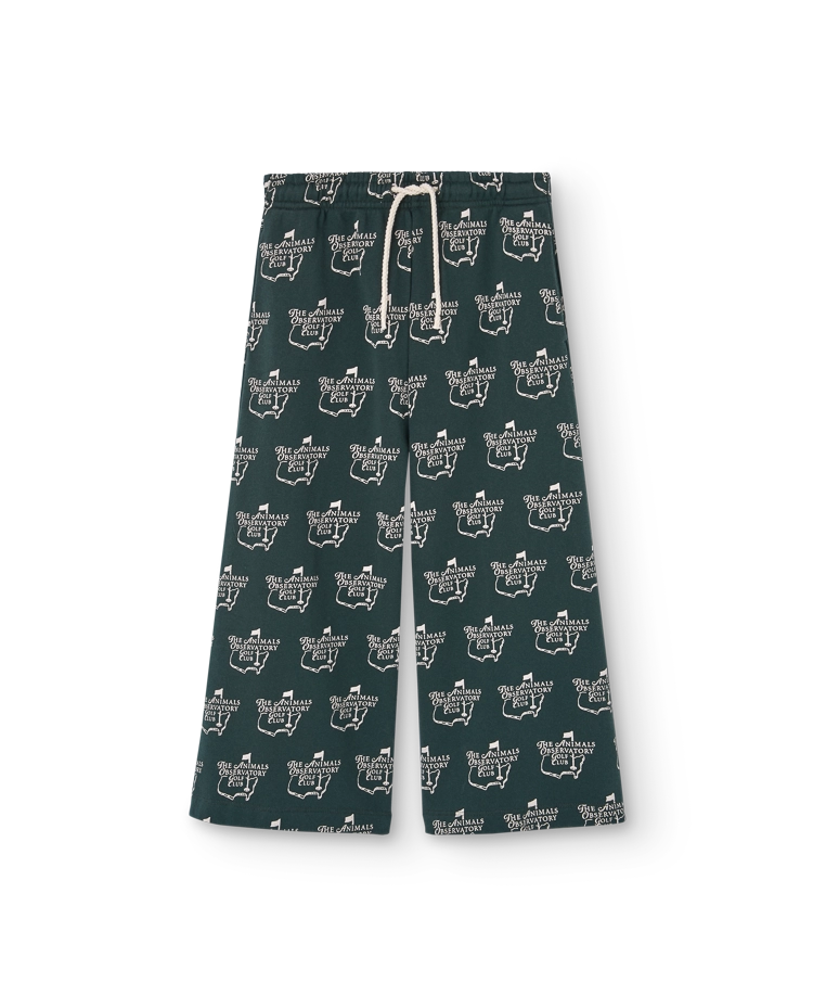 Deep Green Cool Platypus Sweatpants COVER