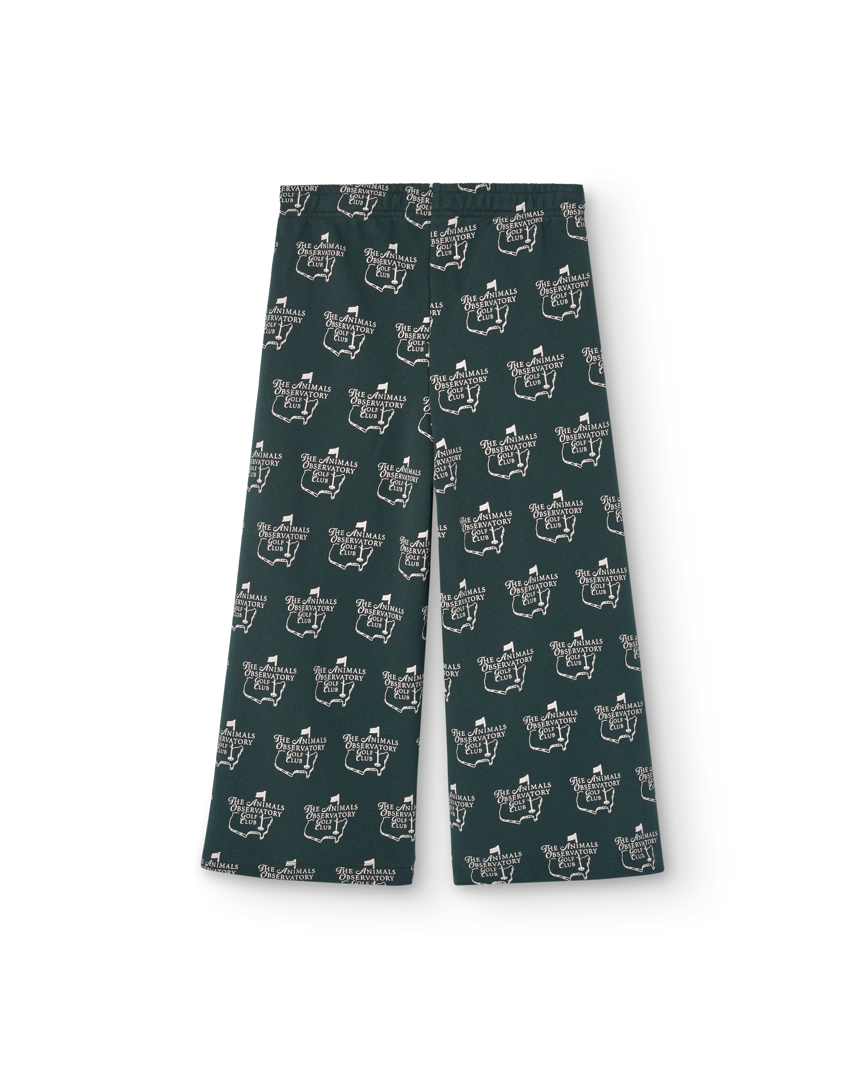 Deep Green Cool Platypus Sweatpants PRODUCT BACK