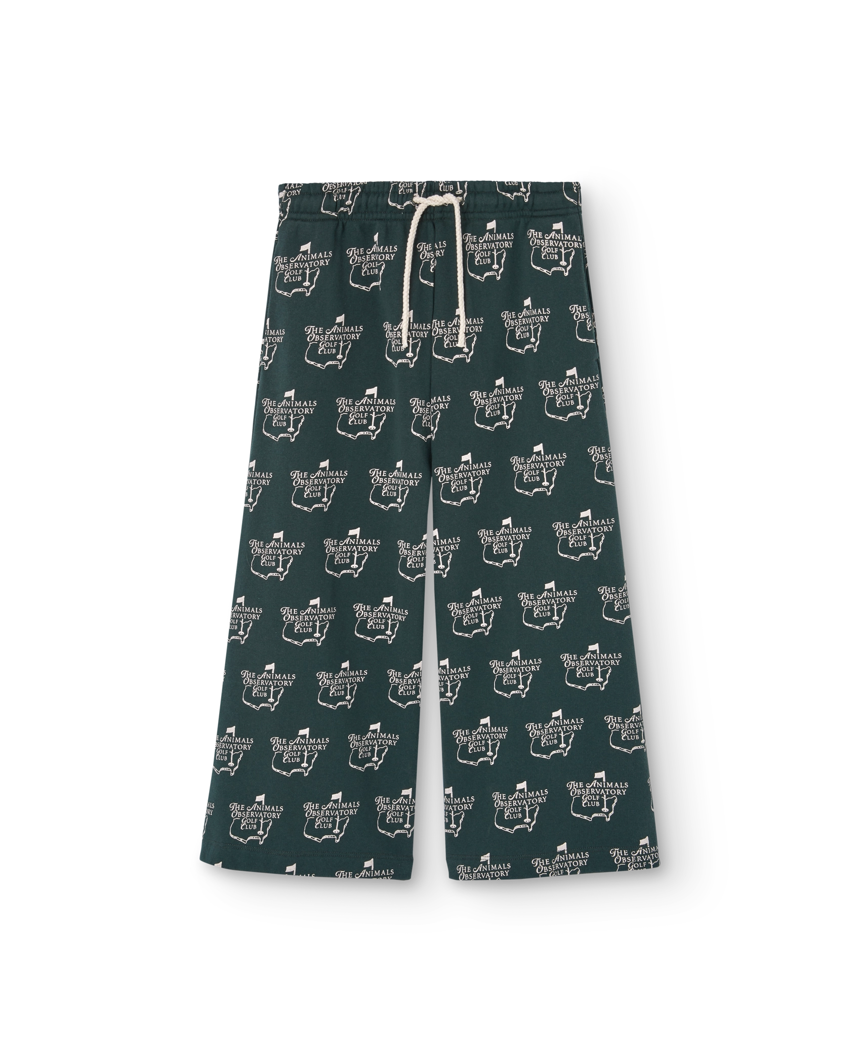 Deep Green Cool Platypus Sweatpants PRODUCT FRONT