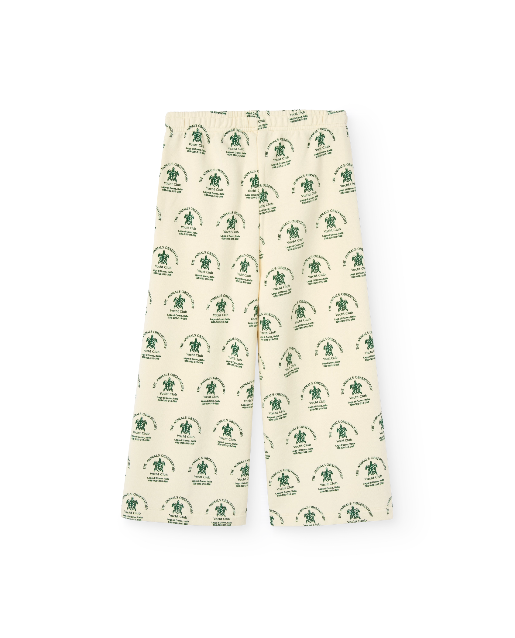 White Cool Platypus Sweatpants PRODUCT BACK