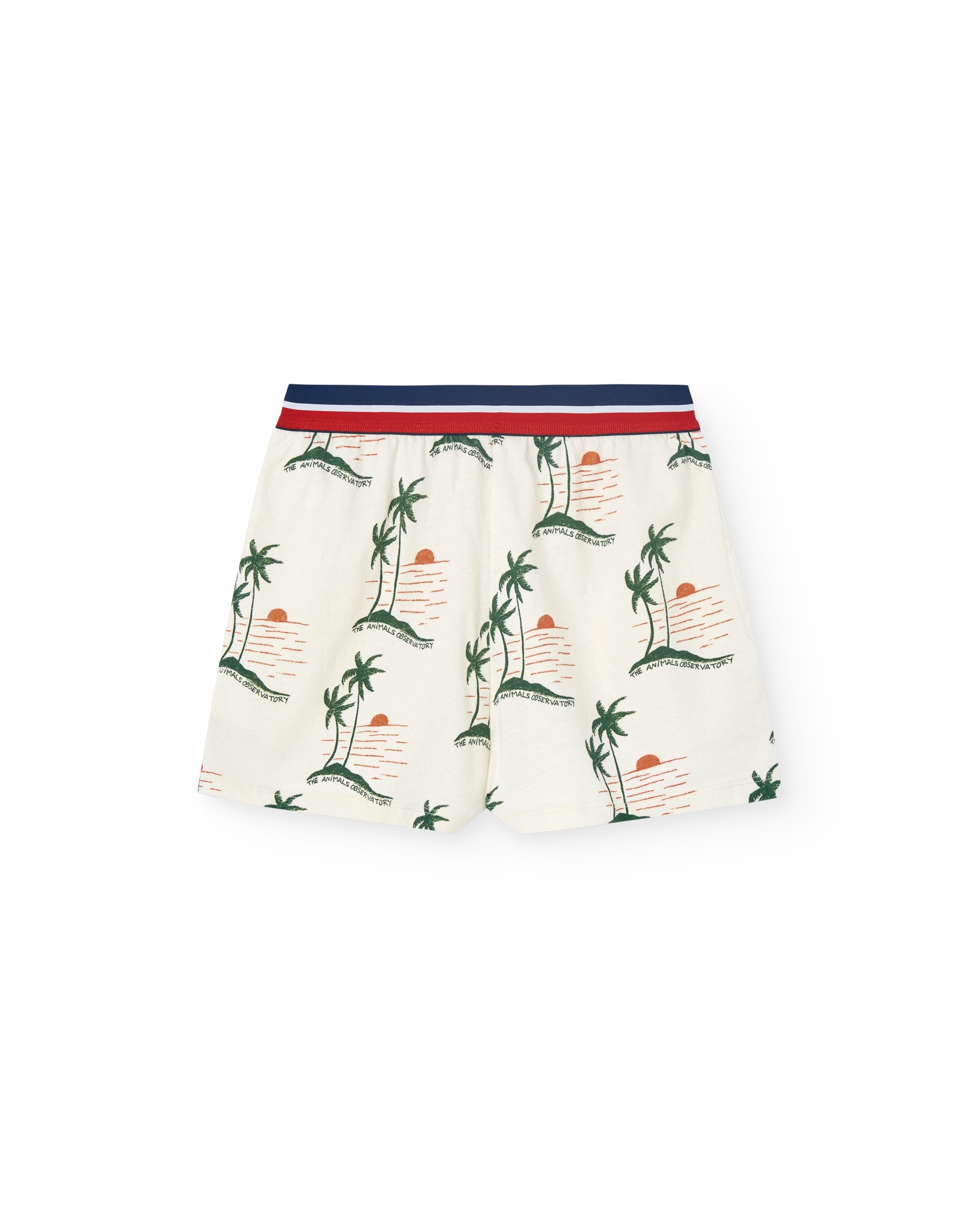 White Sunset Shorts PRODUCT FRONT