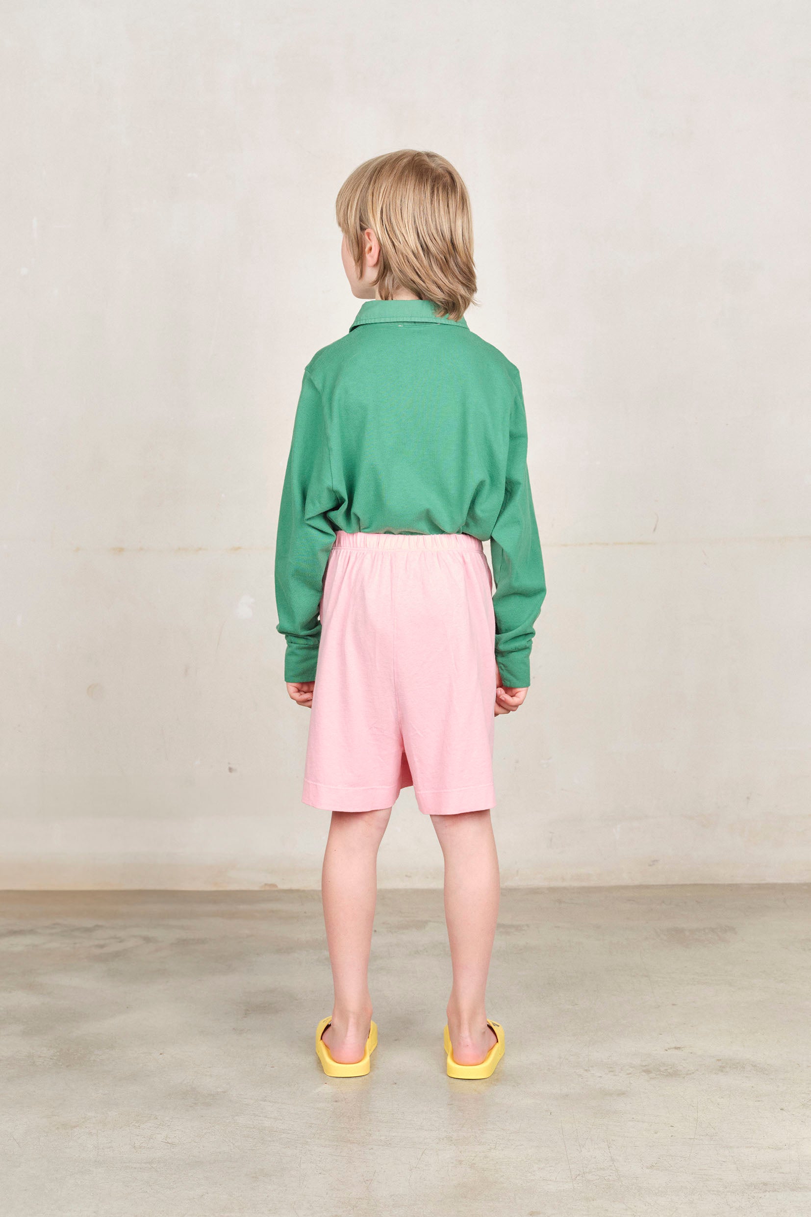 Pink Icecream Bermuda Mole Shorts MODEL BACK