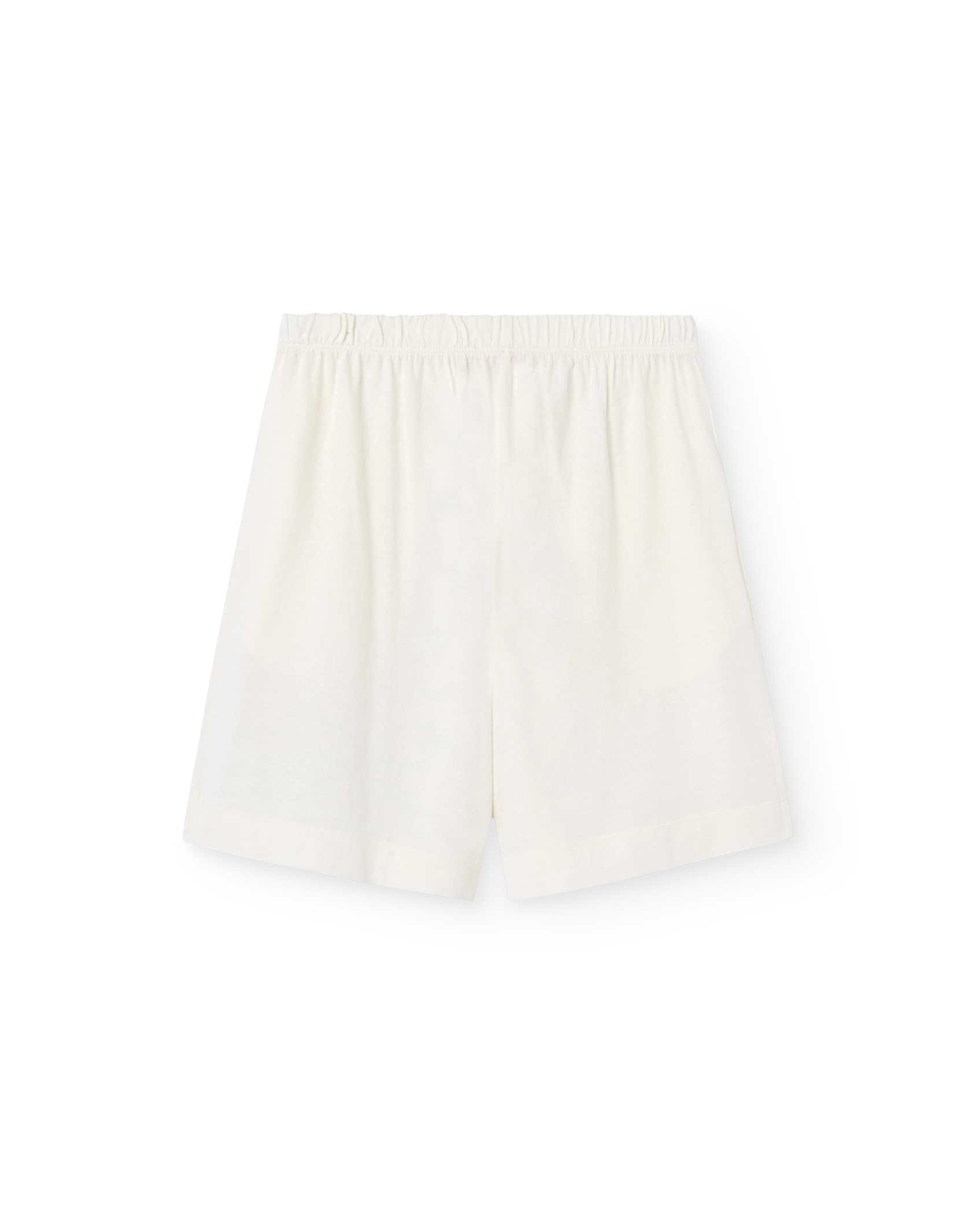 White Poodle Bermuda Mole Shorts PRODUCT BACK