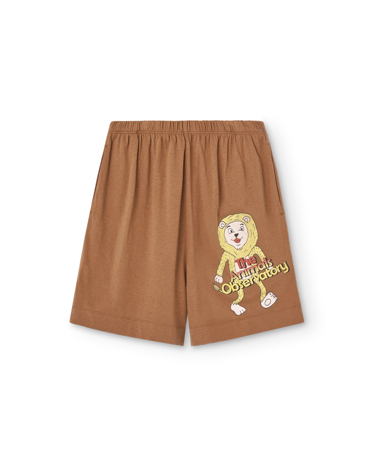 Brown Lion Bermuda Mole Shorts COVER