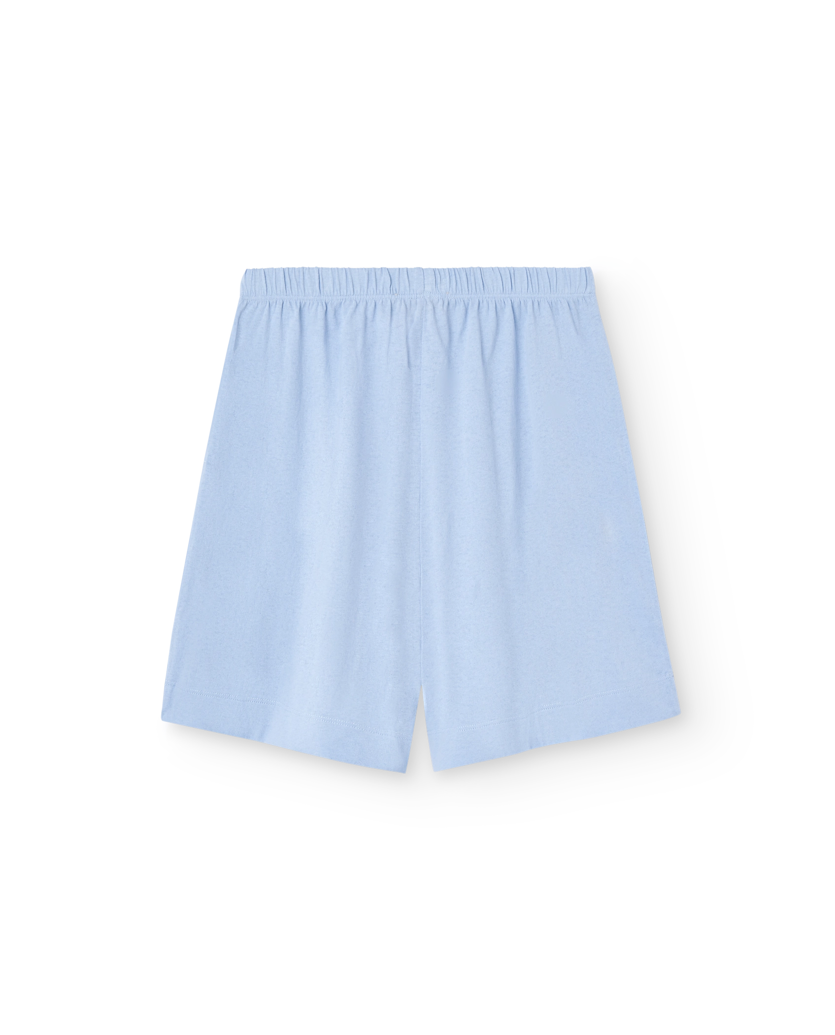 Soft Blue Comic Bermuda Mole Shorts PRODUCT BACK