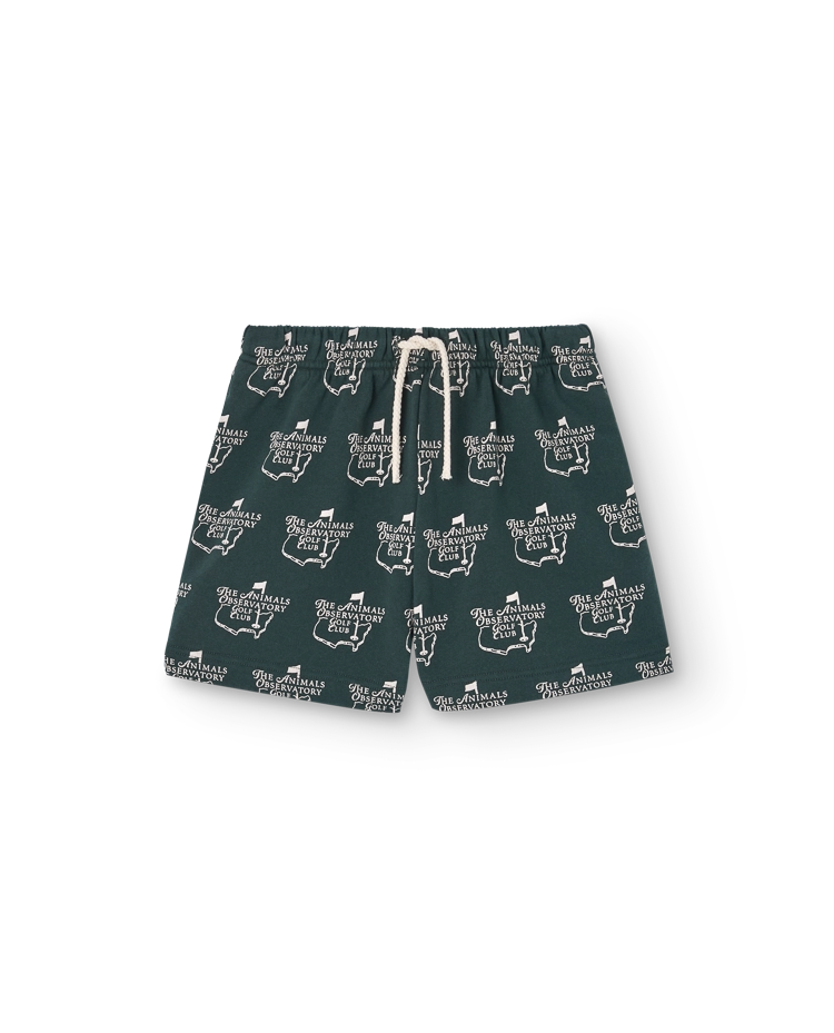 Deep Green Cool Hedgehog Sweatpants COVER