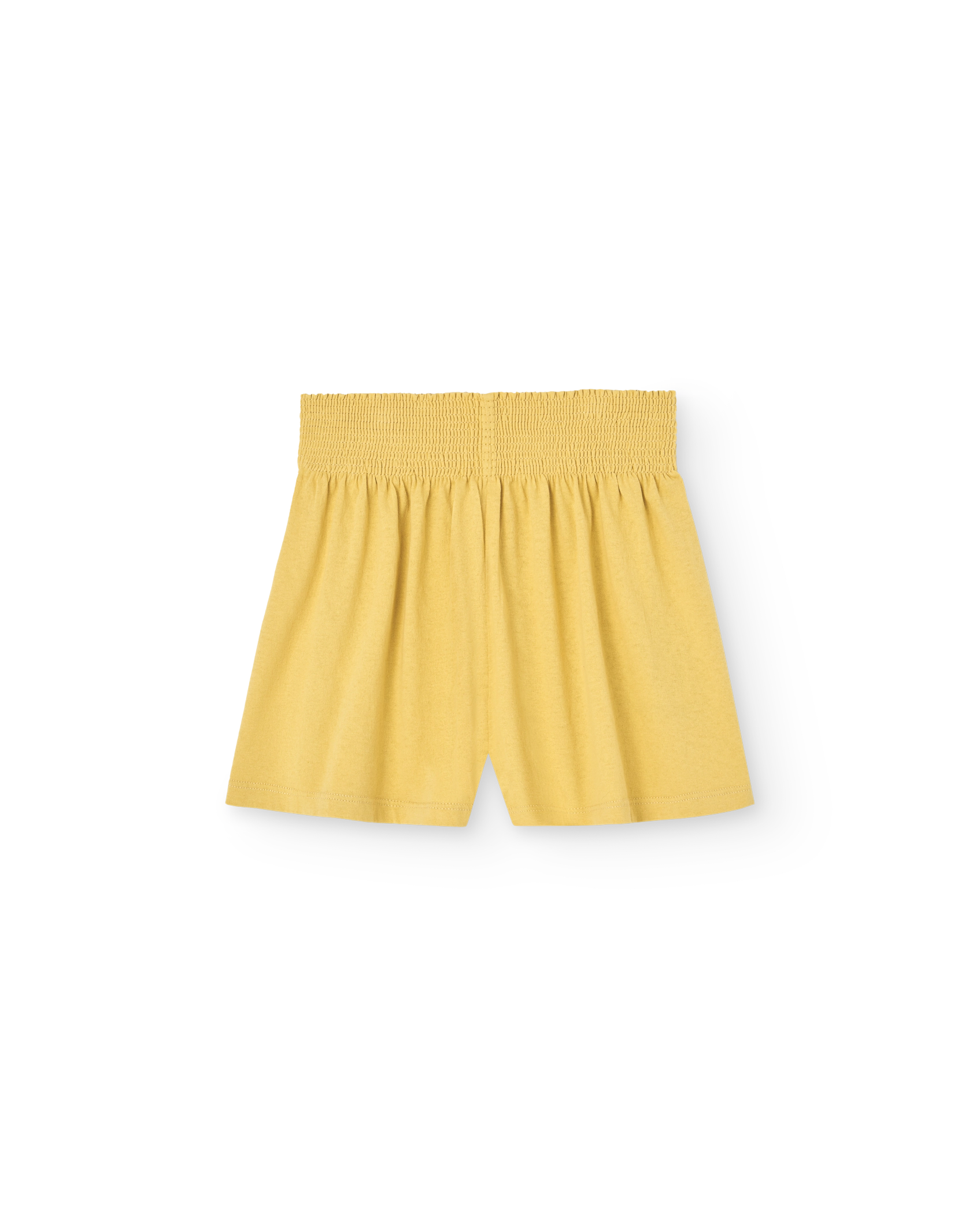 Yellow Love Ostrich Shorts PRODUCT BACK