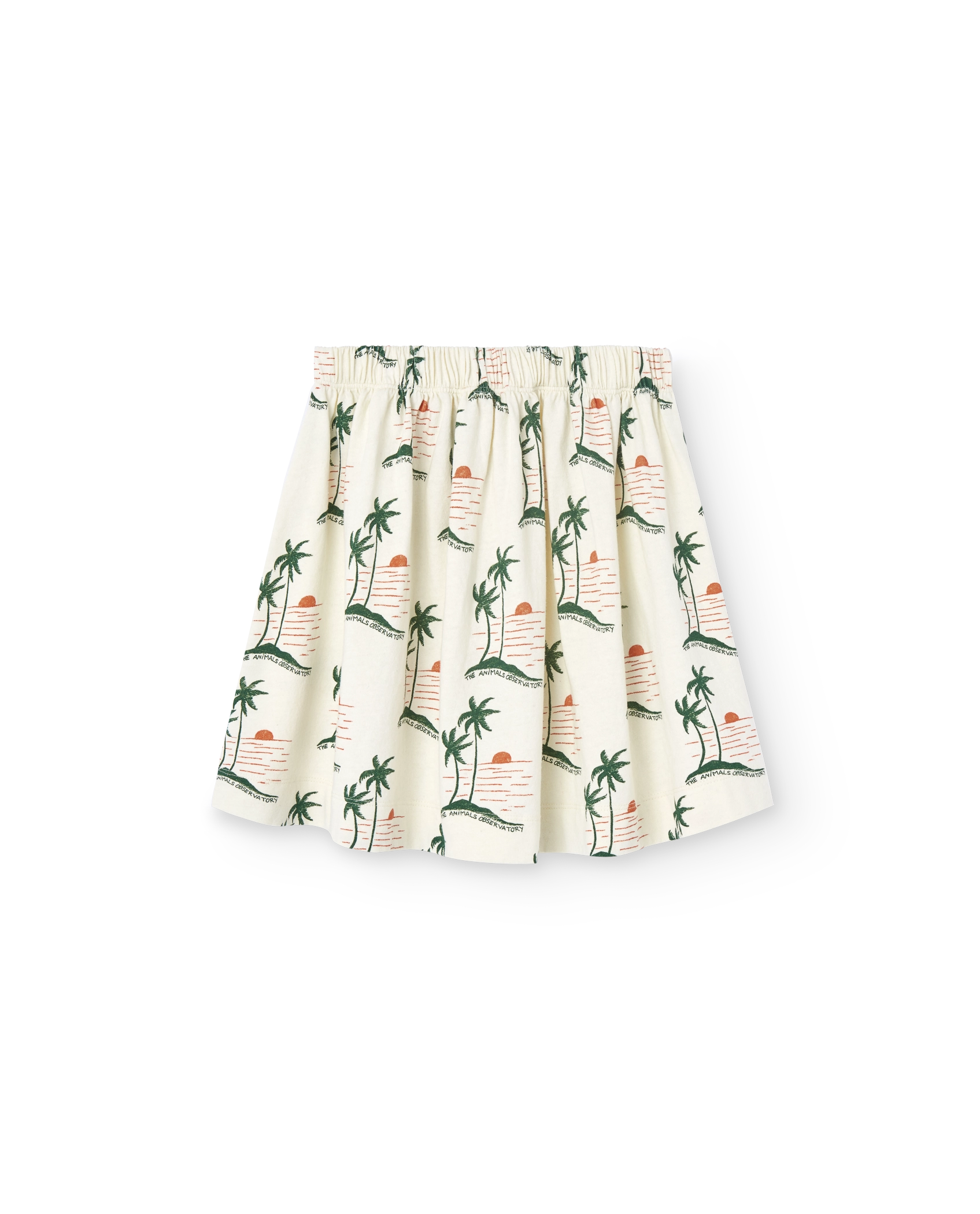 White Sunset Turkey Skirt PRODUCT BACK