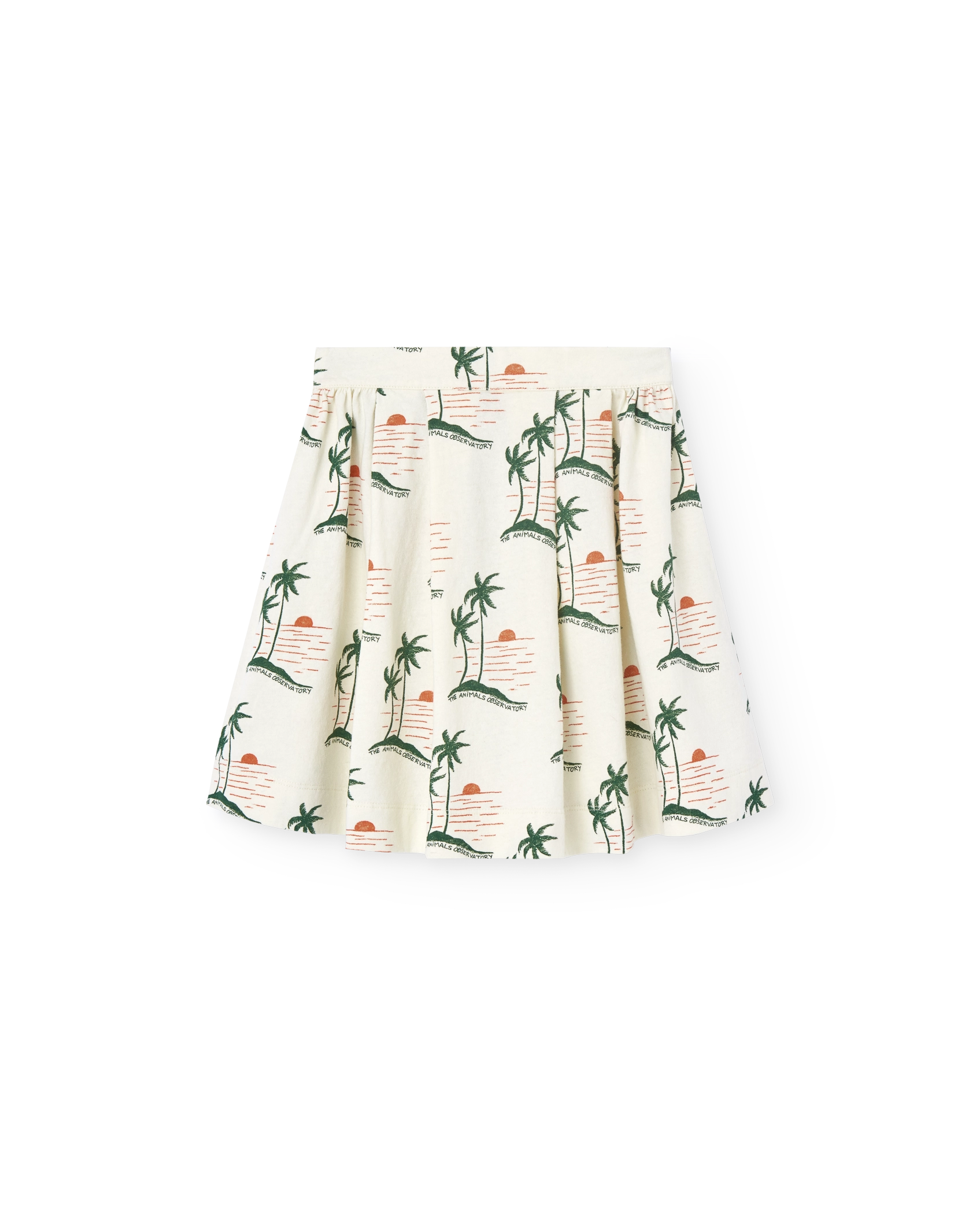 White Sunset Turkey Skirt PRODUCT FRONT