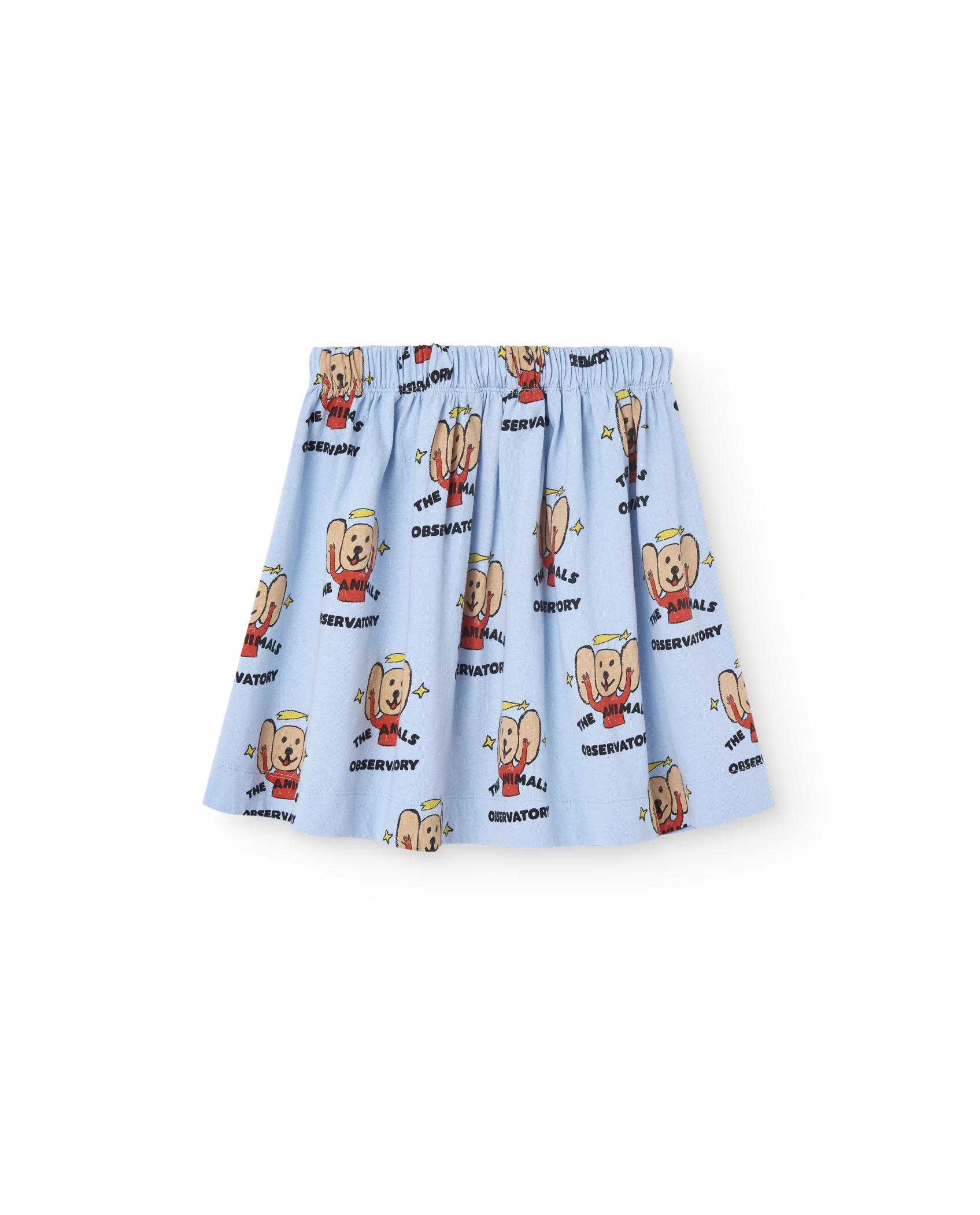 Soft Blue Turkey Skirt PRODUCT BACK