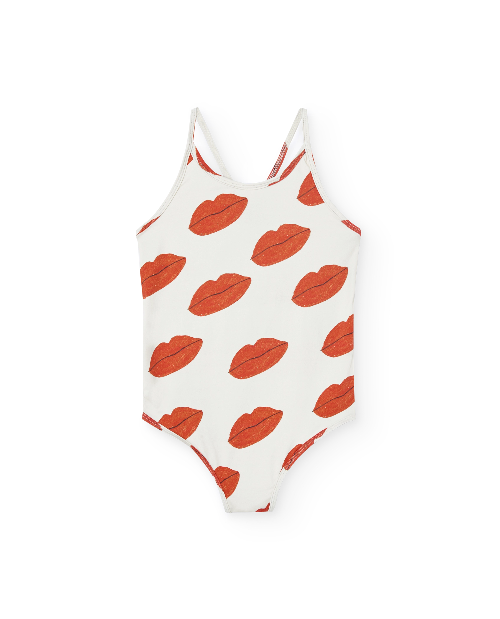 Raw White Kissing Octopus Swimsuit PRODUCT FRONT