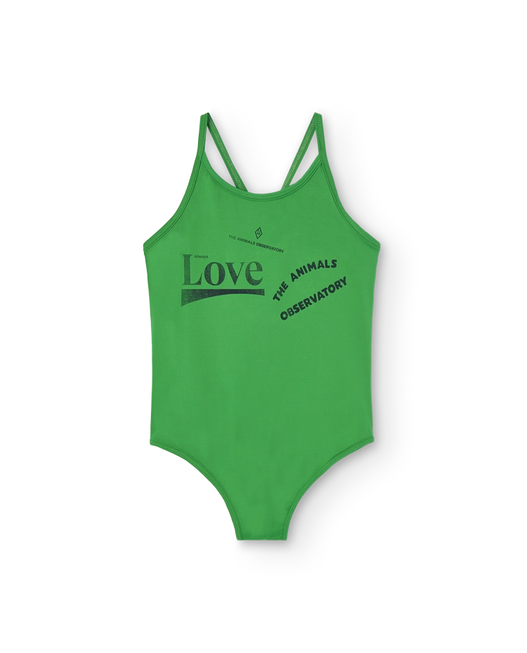 Green Love Octopus Swimsuit COVER