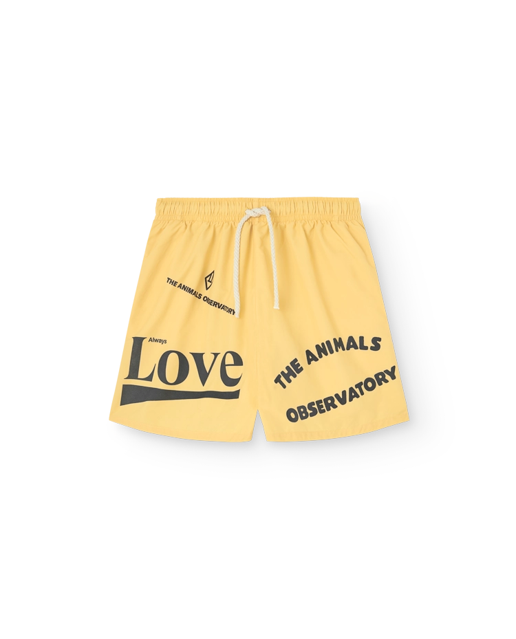 Yellow Love Puppy Swimsuit COVER