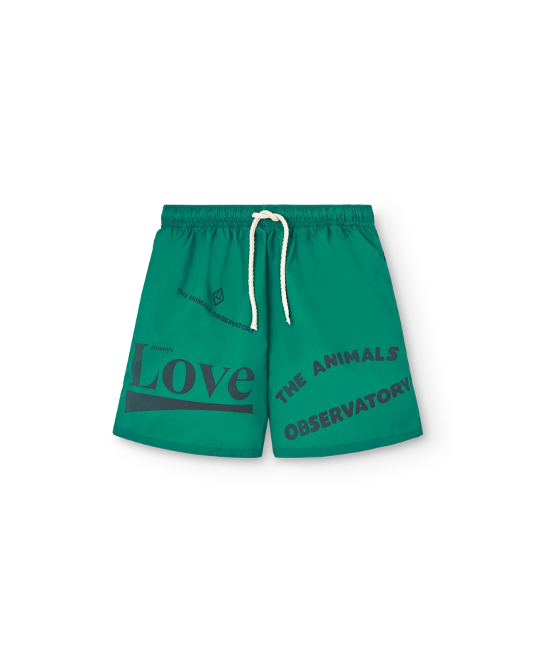 Green Love Puppy Swimsuit COVER