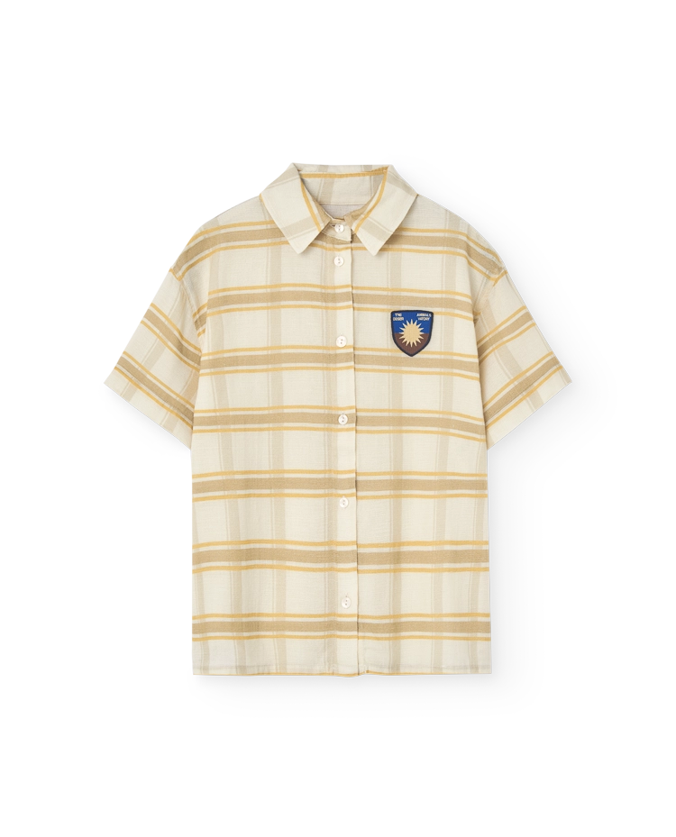 Beige Shield Kangaroo Shirt COVER