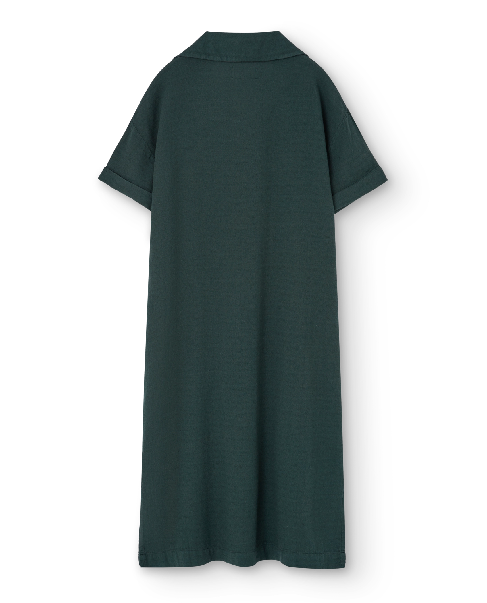 Deep Green Shield Giraffe Maxi Dress PRODUCT BACK