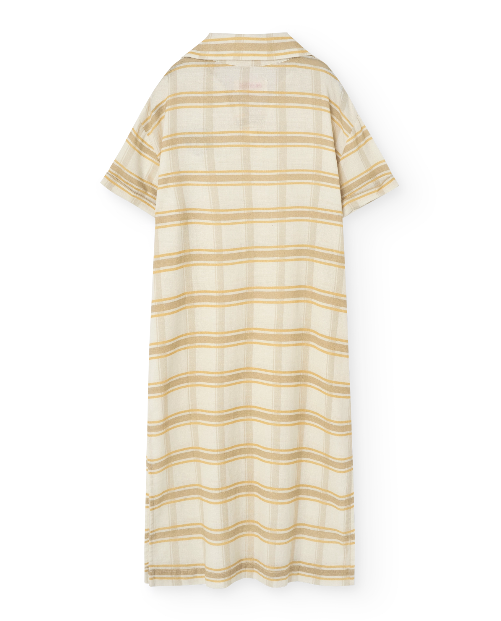 Beige Shield Giraffe Maxi Dress PRODUCT BACK