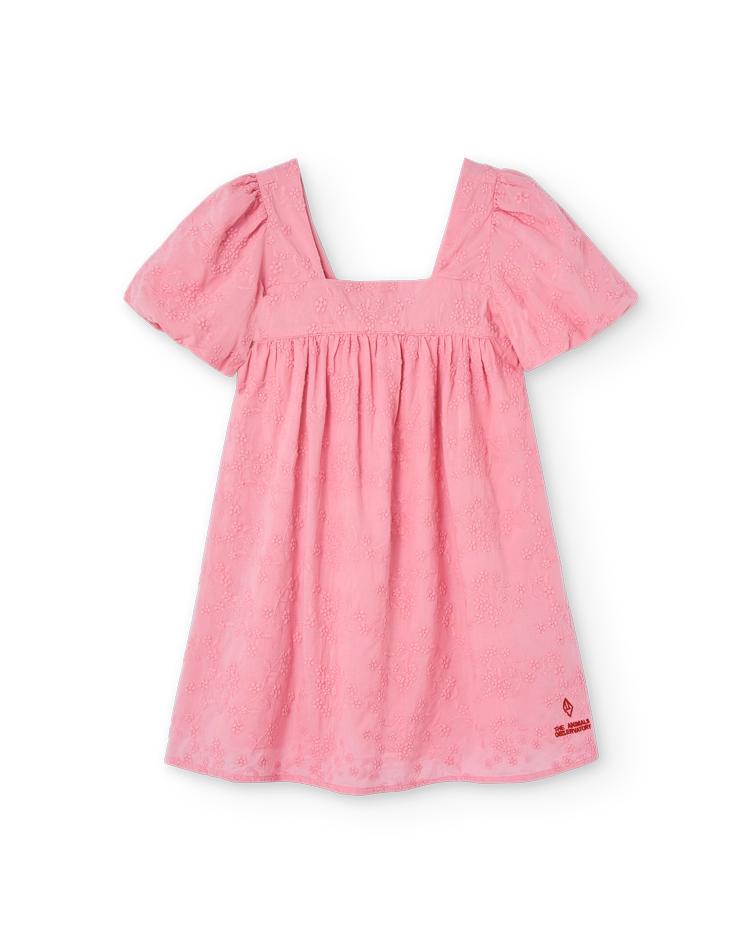 Pink Plain Dodo Mini Dress COVER