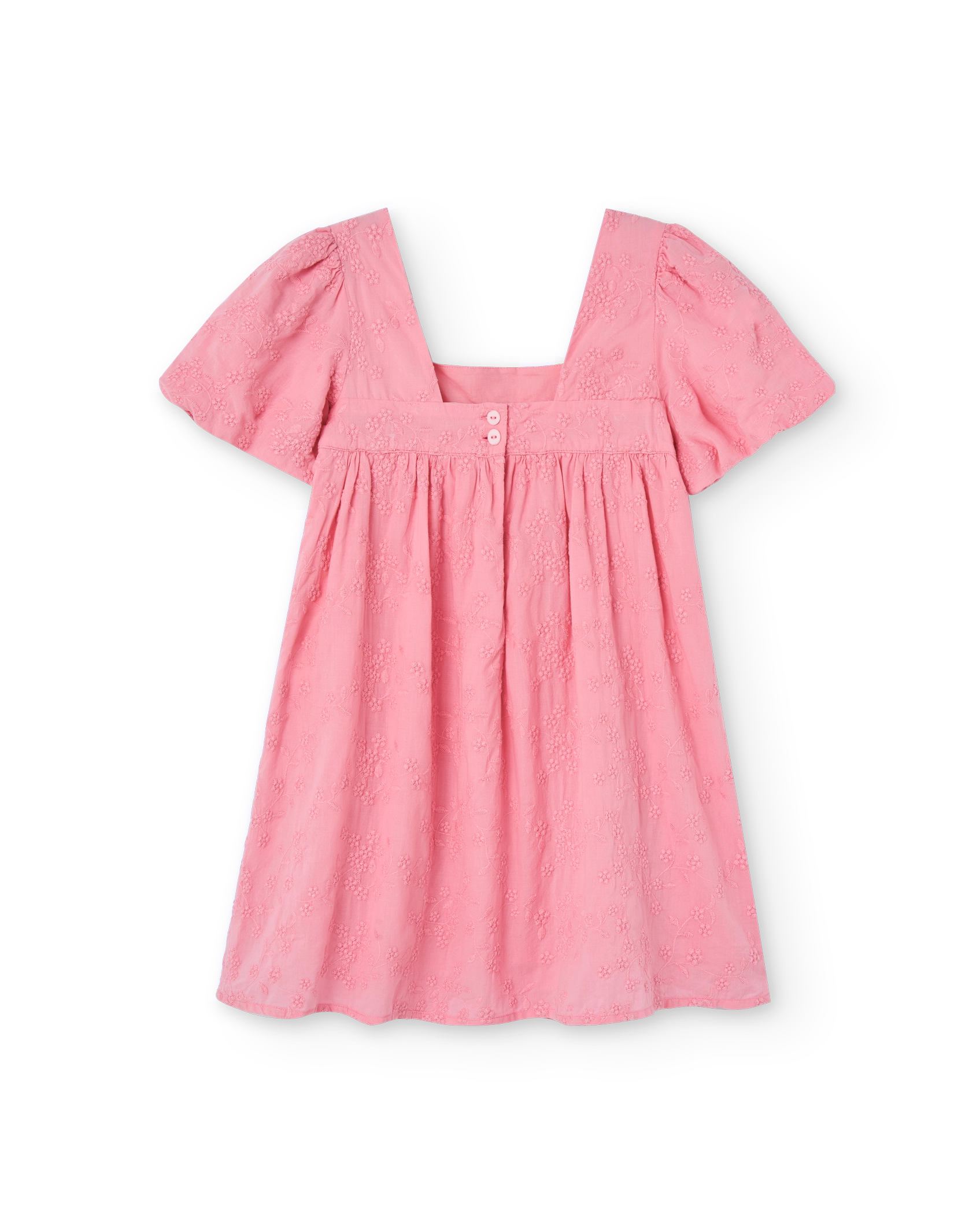 Pink Plain Dodo Mini Dress PRODUCT BACK