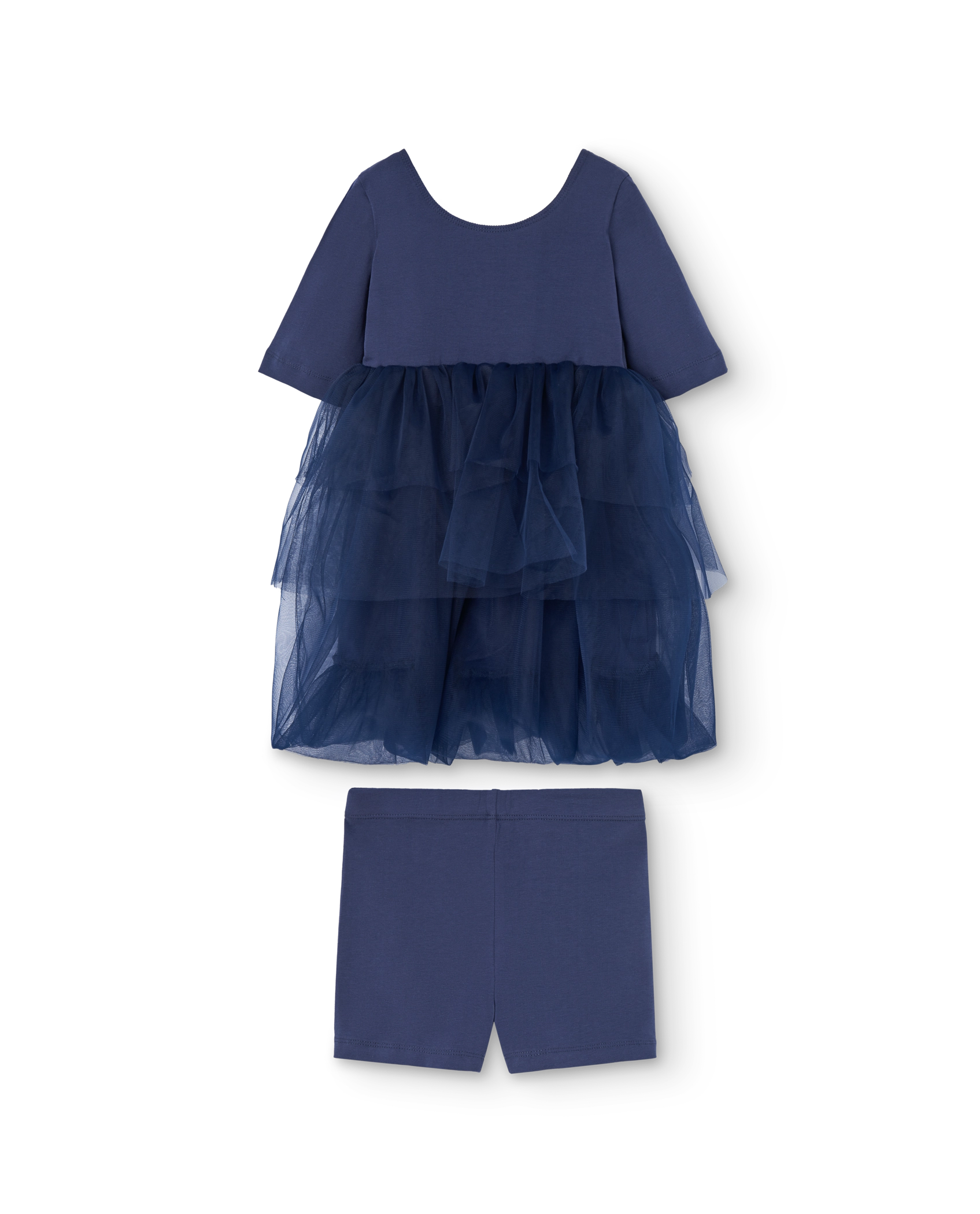 Robe Peacock Fancy bleu foncé