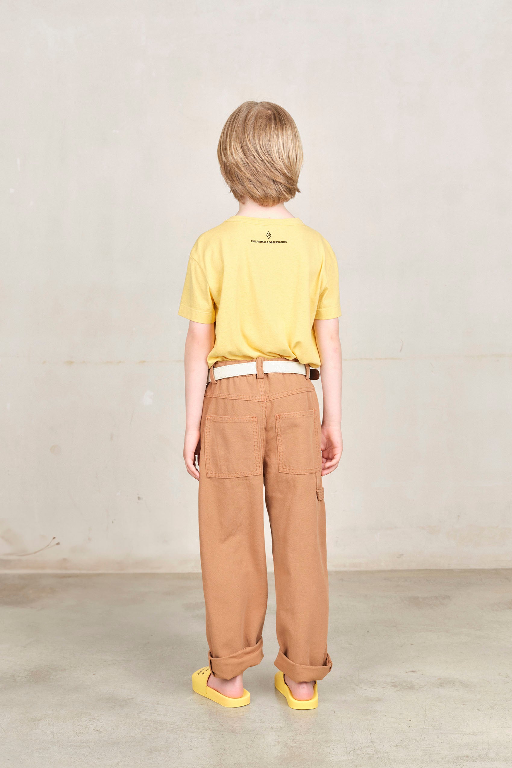 Brown Condor Pants MODEL BACK