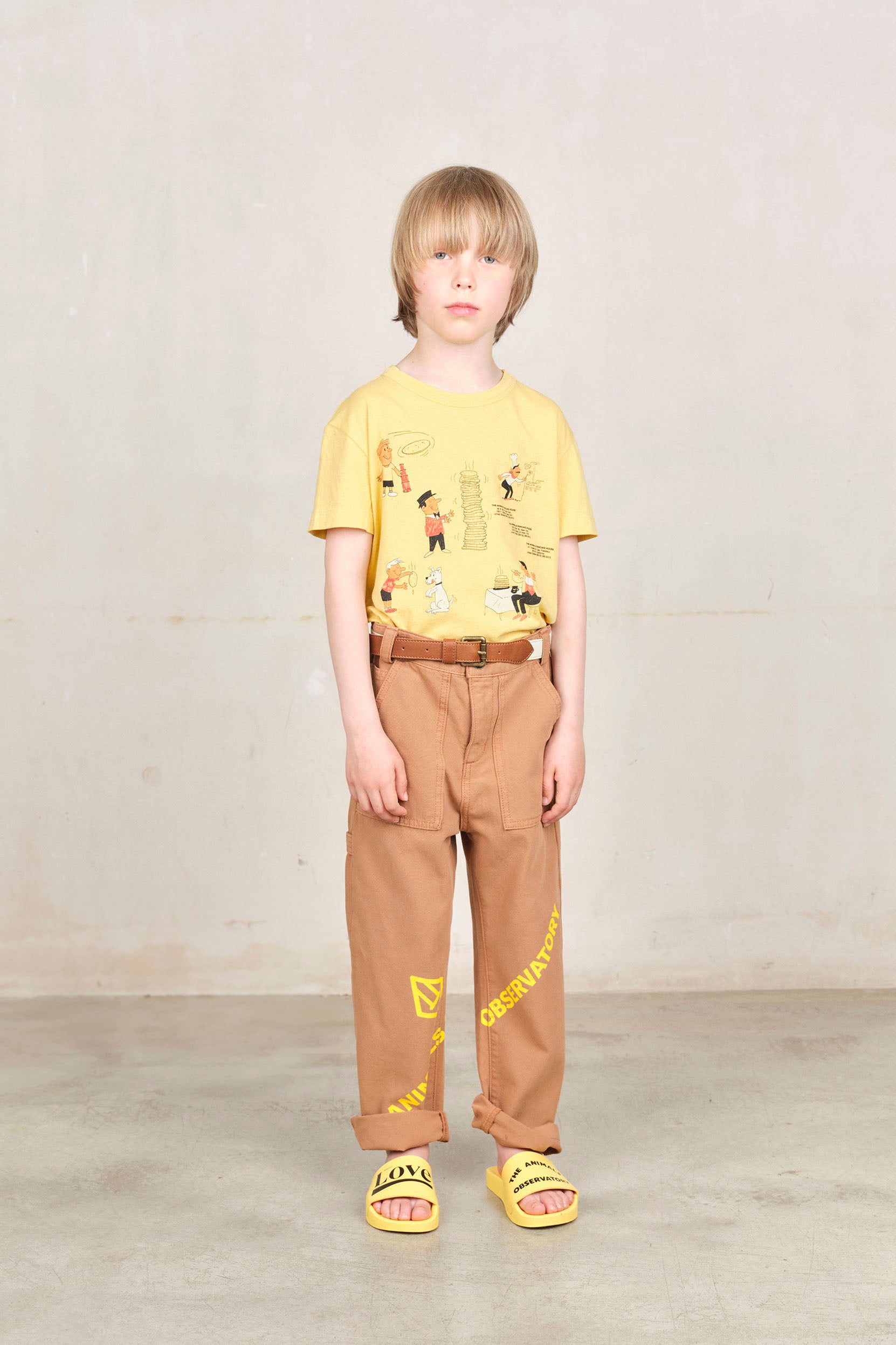 Brown Condor Pants MODEL FRONT