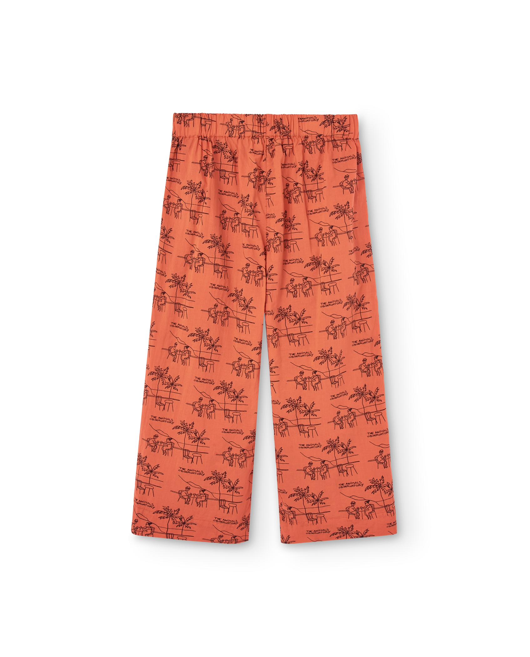 Salmon Drawings Antelope Pants PRODUCT BACK