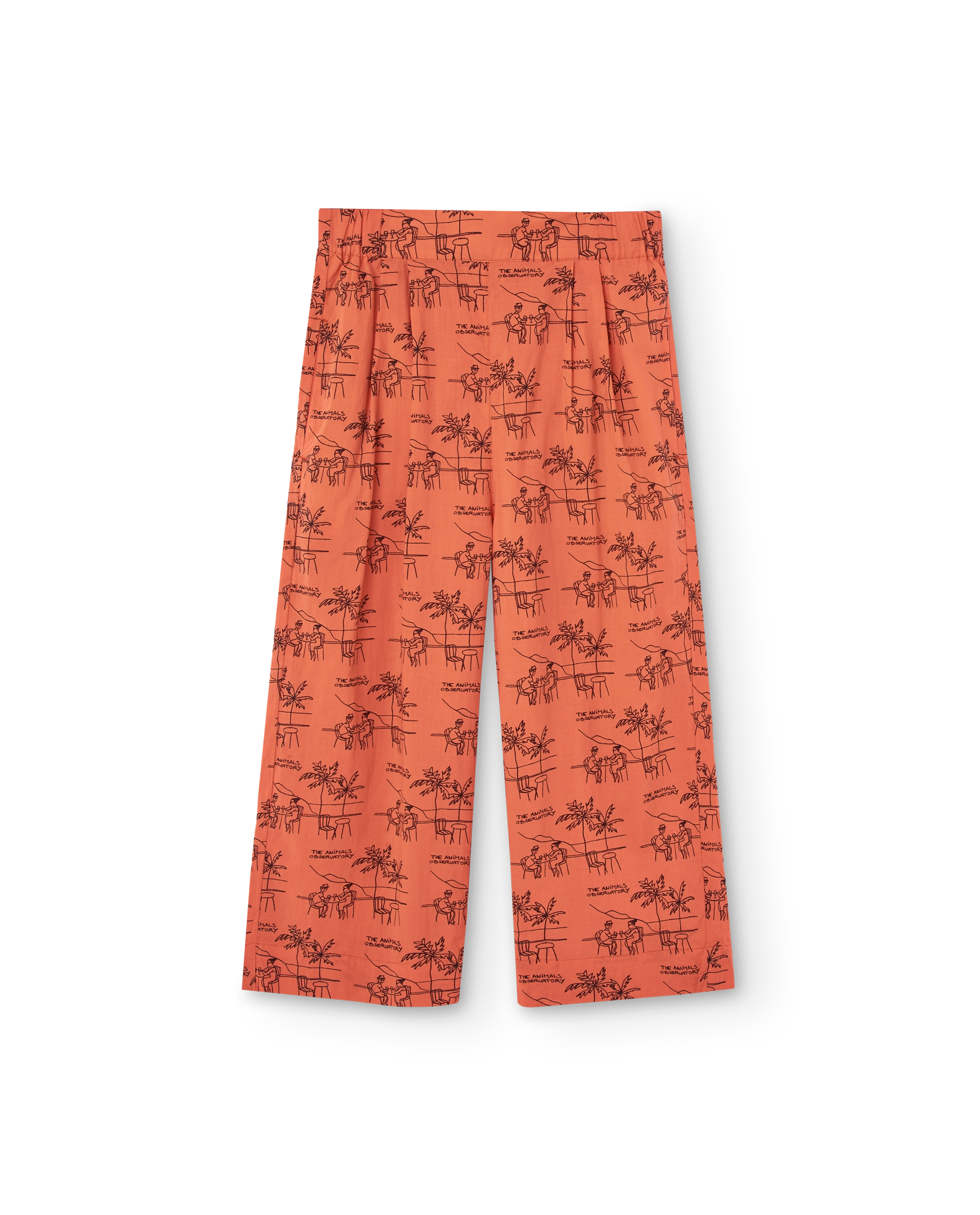 Salmon Drawings Antelope Pants PRODUCT FRONT