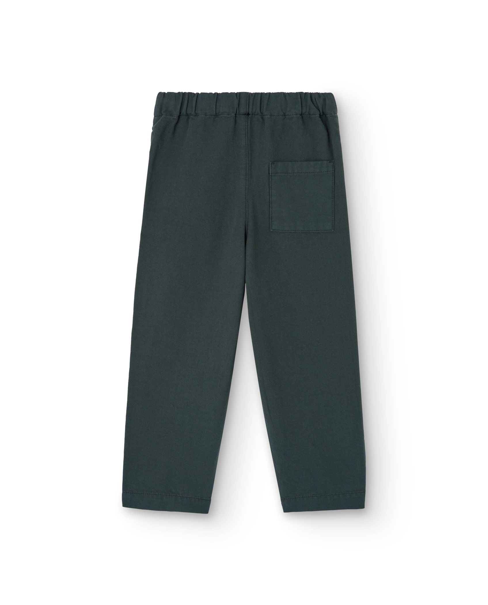 Deep Green Elephant Pants PRODUCT BACK