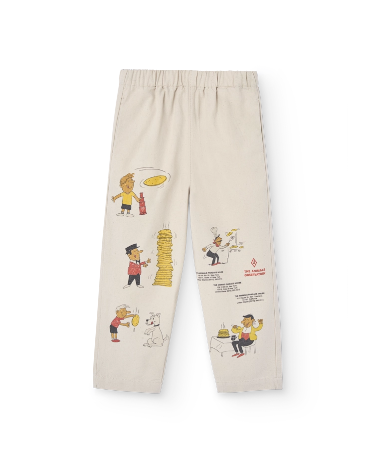 Raw White Comic Elephant Pants COVER