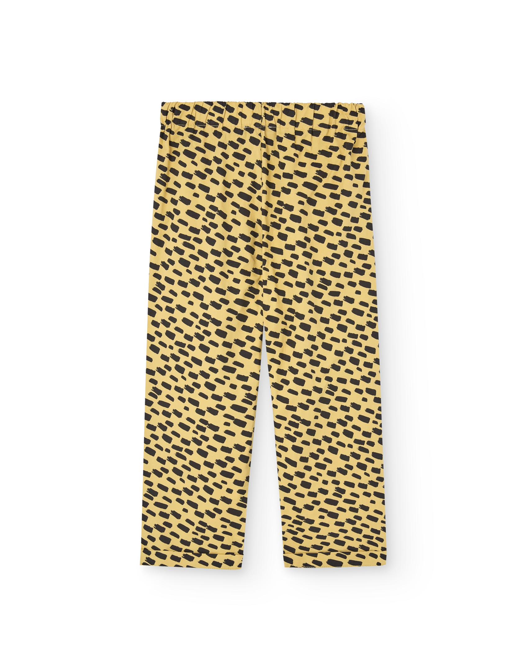 Yellow Animal Camel Pants PRODUCT BACK