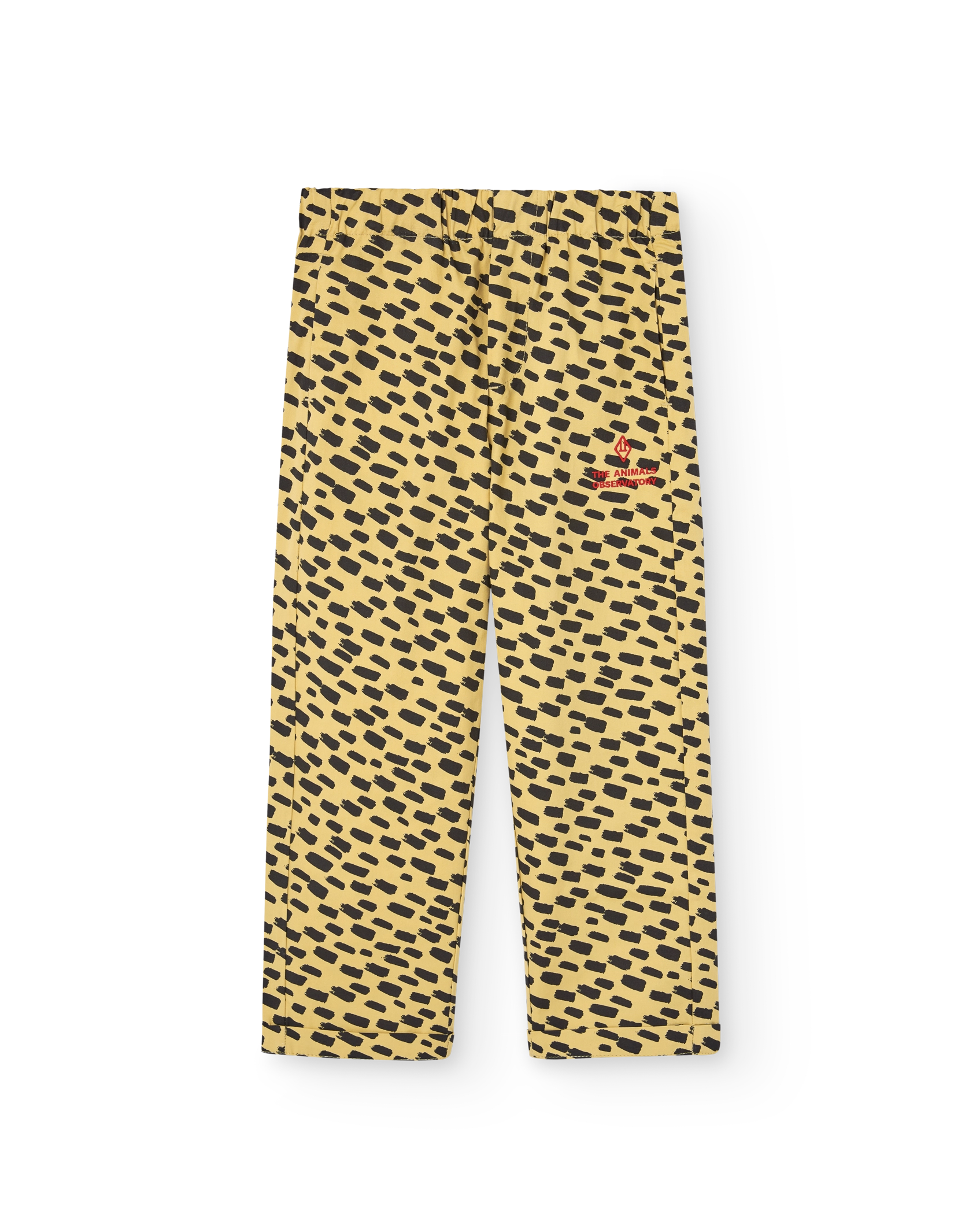 Yellow Animal Camel Pants PRODUCT FRONT