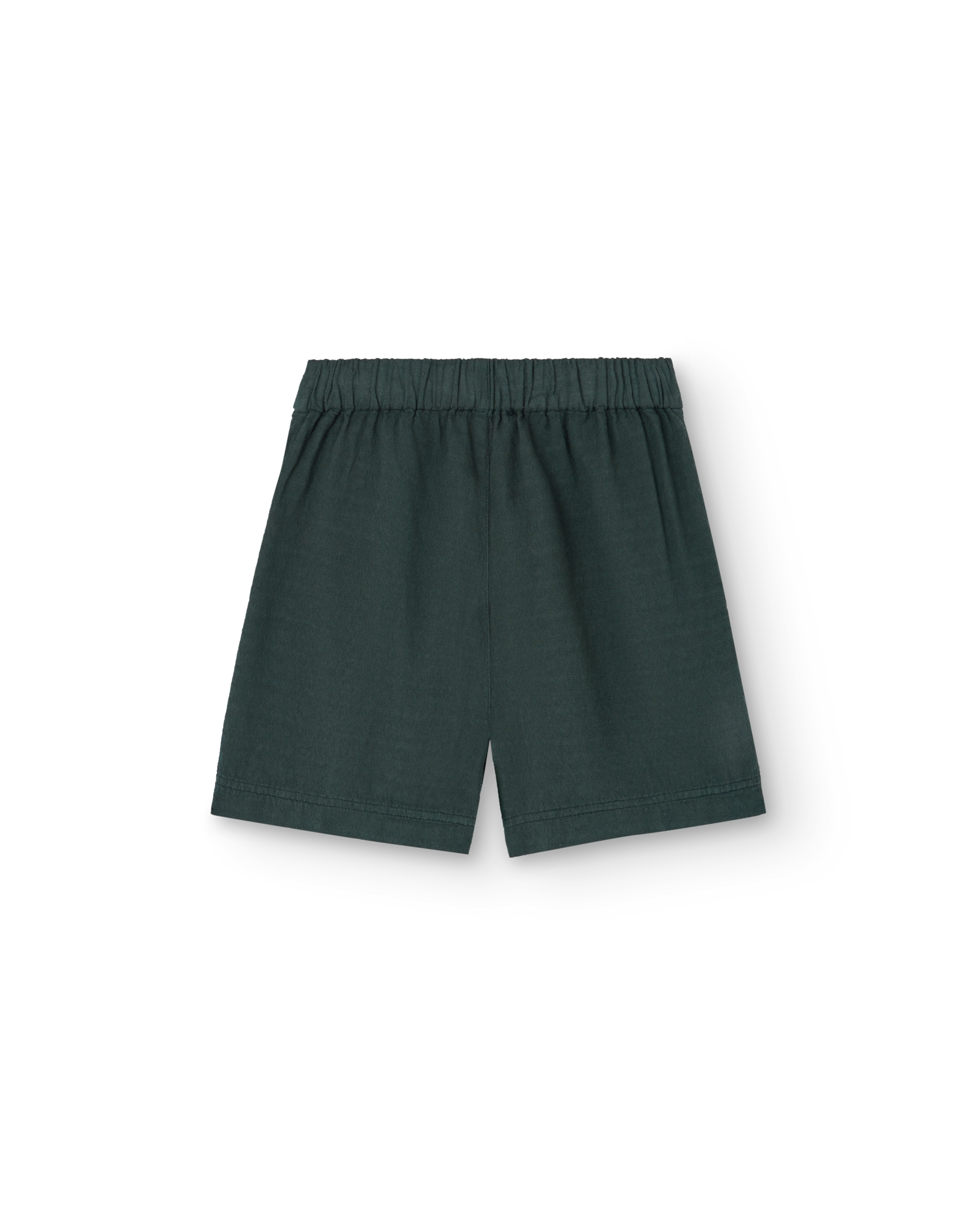 Deep Green Shield Bee Bermuda Shorts PRODUCT BACK