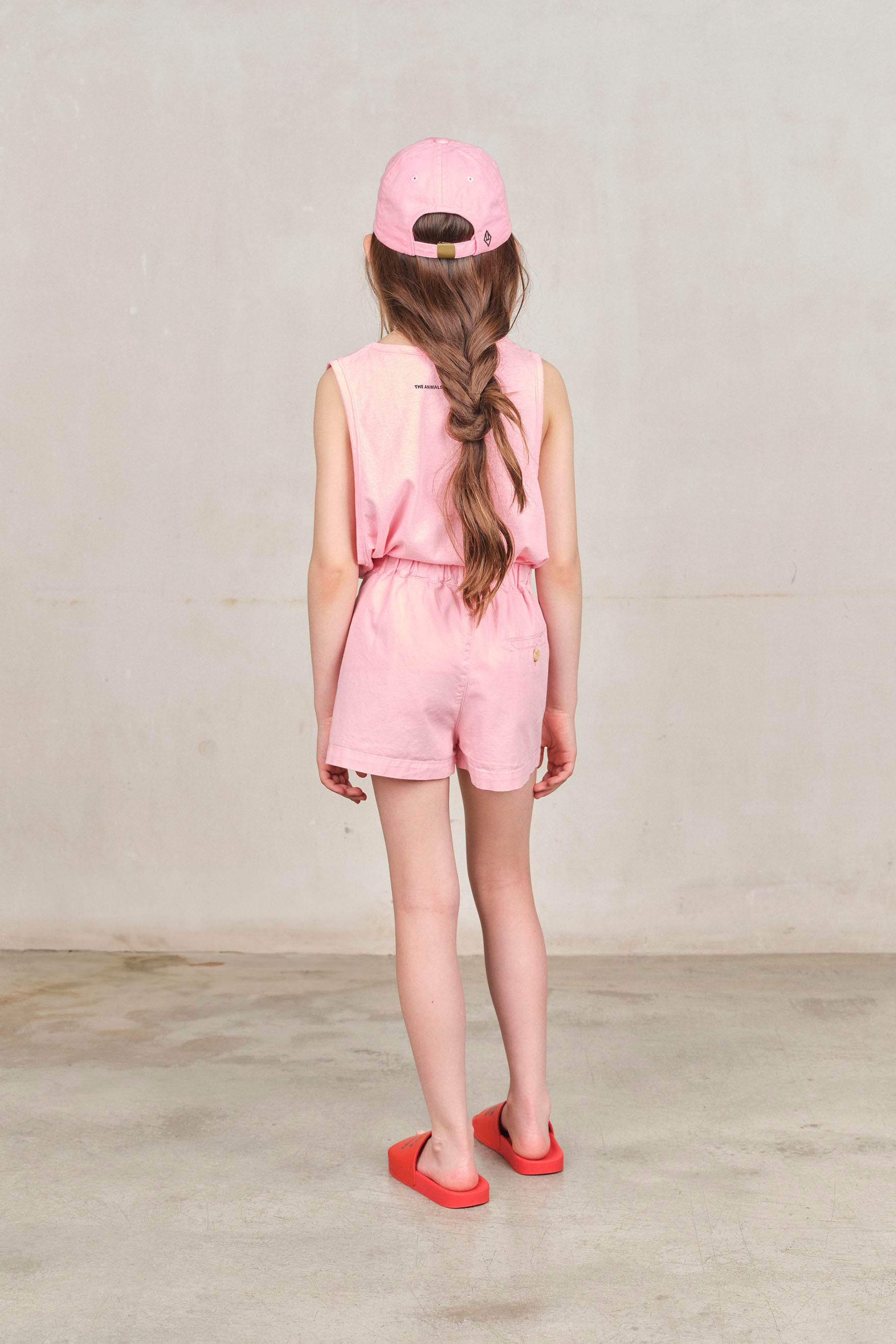 Pink Pig Shorts MODEL BACK