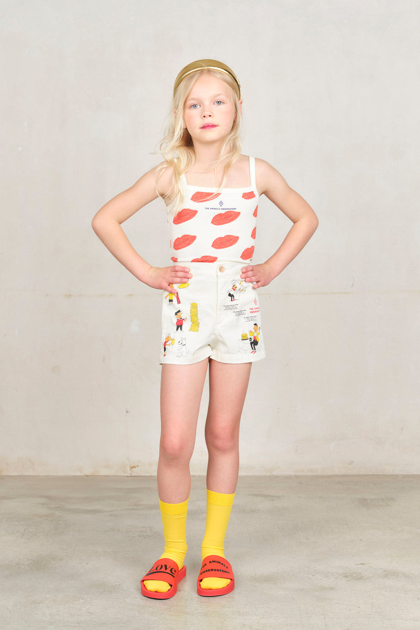 White Pig Shorts MODEL FRONT