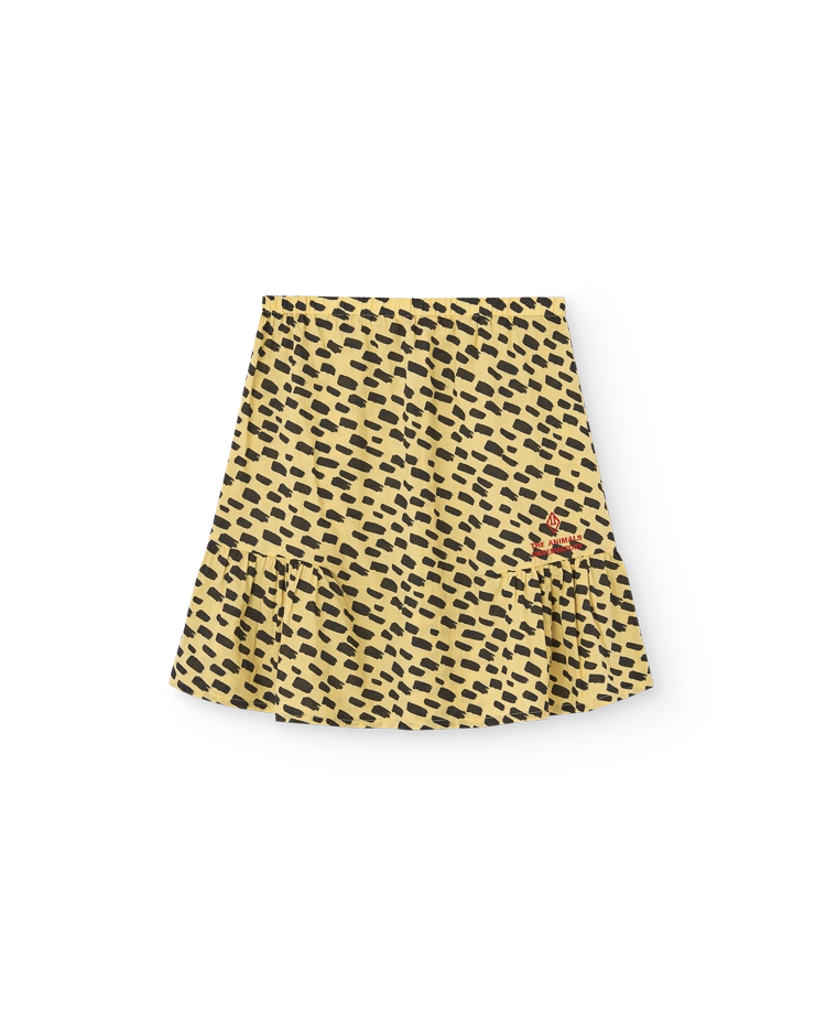 Yellow Animal Slug Skirt COVER