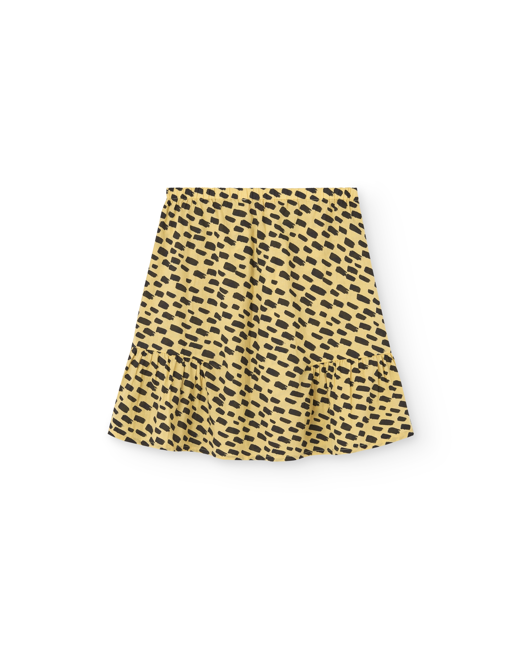 Yellow Animal Slug Skirt PRODUCT BACK