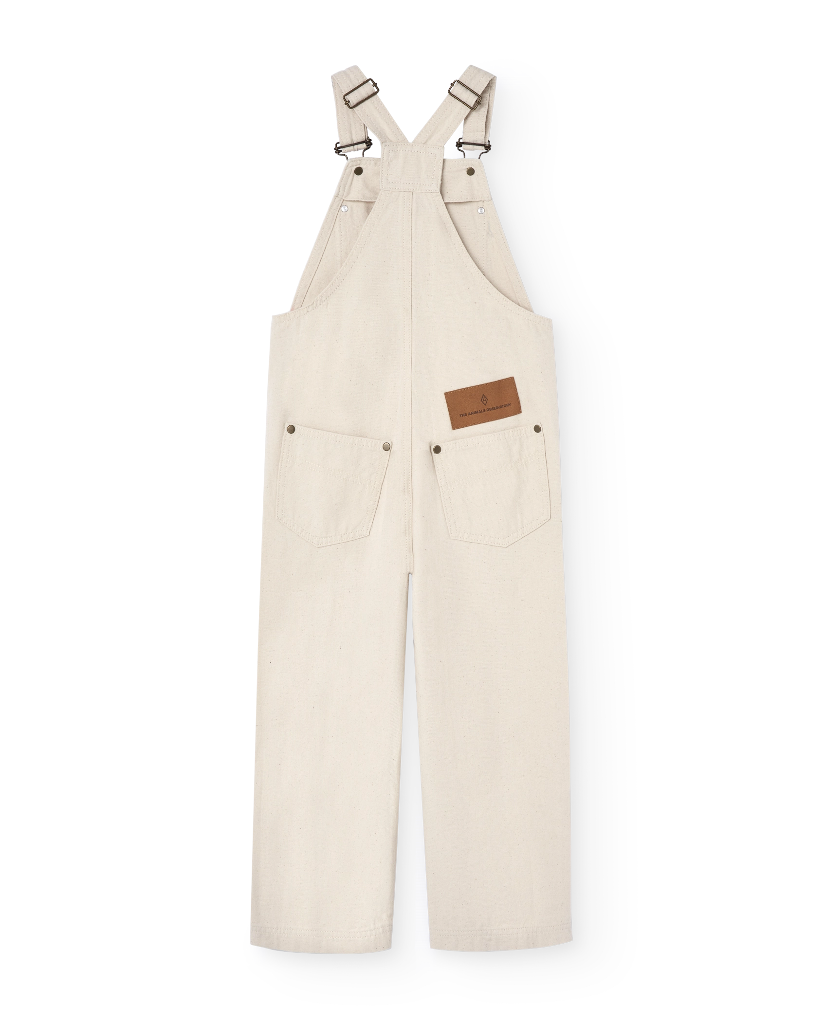 Raw White Mule Dungarees PRODUCT BACK