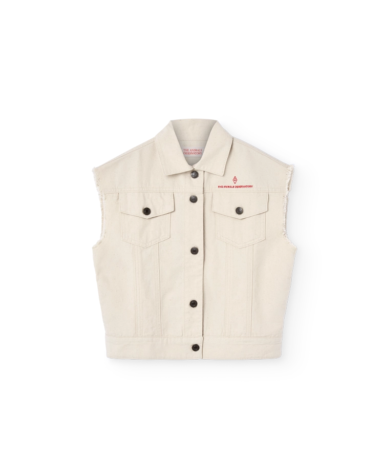 Raw White Hog Vest COVER