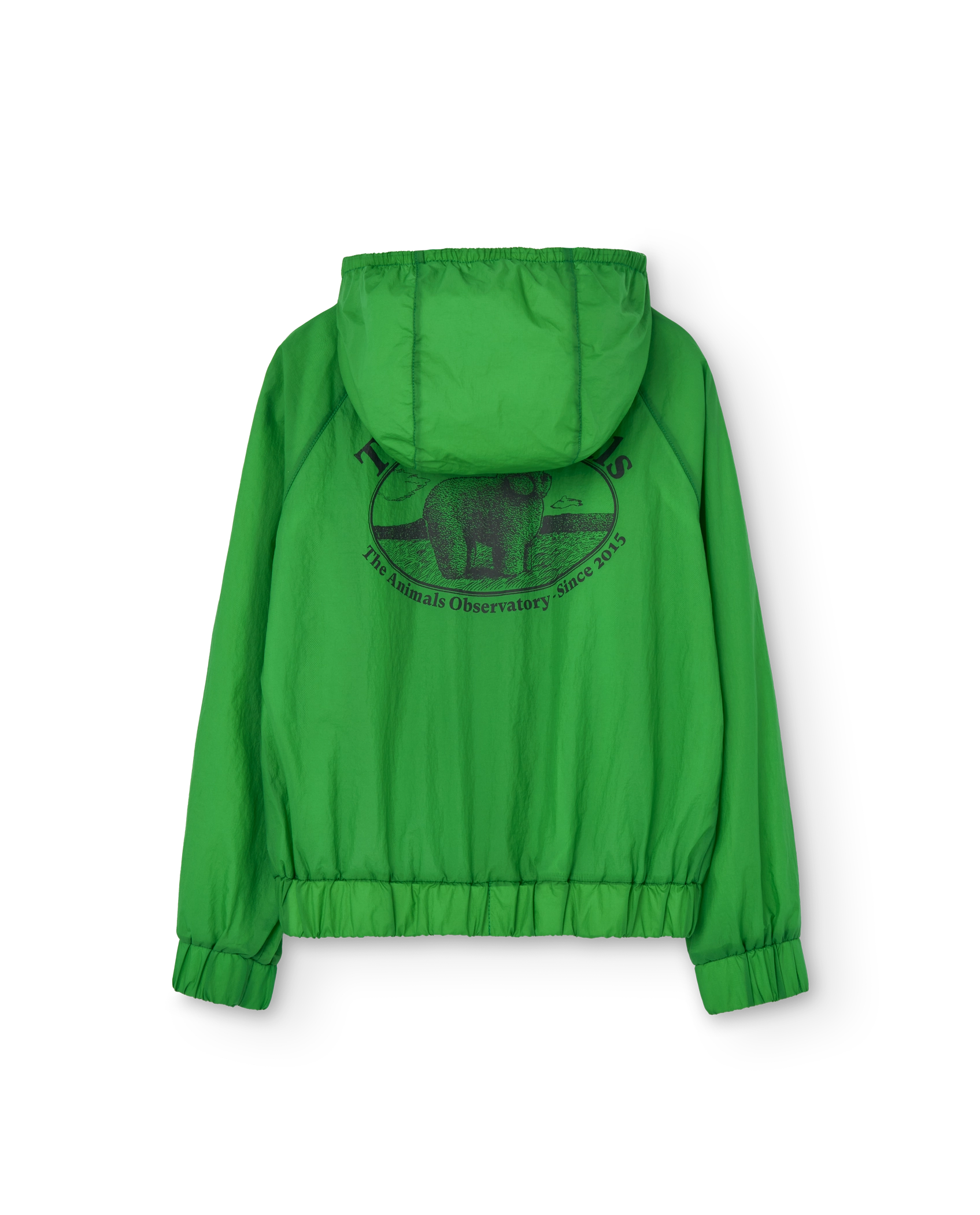 Green Poodle Fox Windbreaker PRODUCT BACK