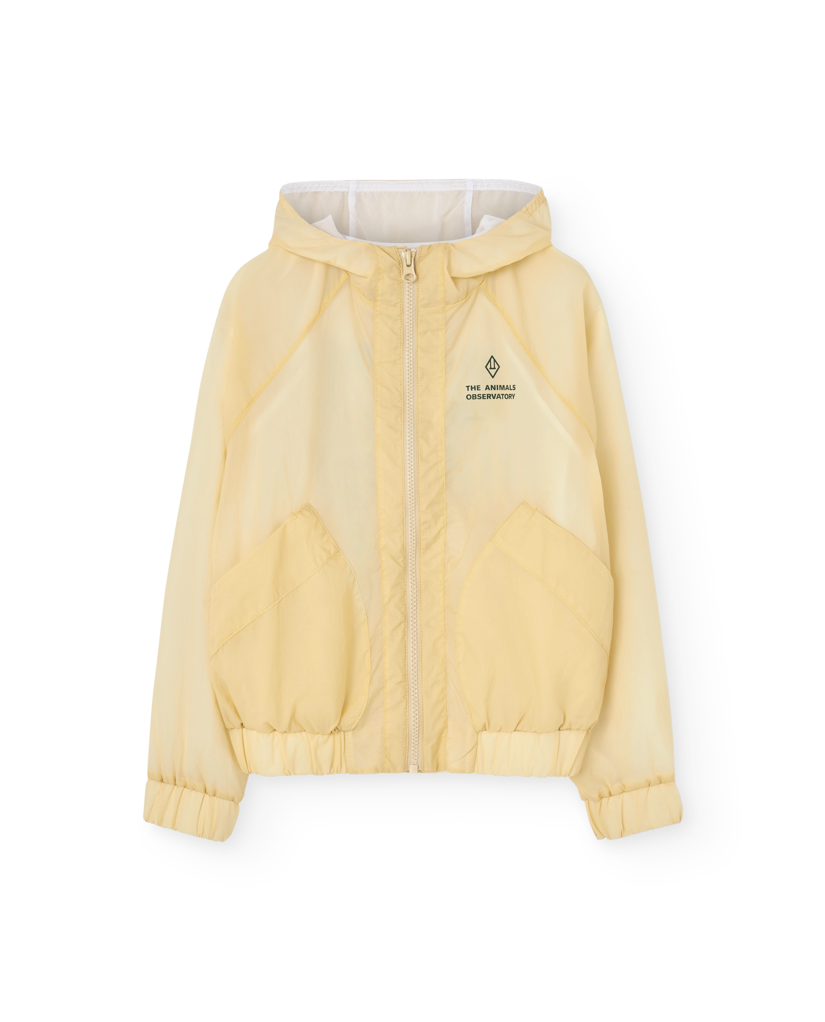 Beige Poodle Fox Windbreaker PRODUCT FRONT