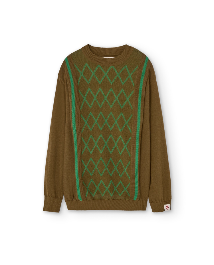 Military Green Bull Sweater COVER