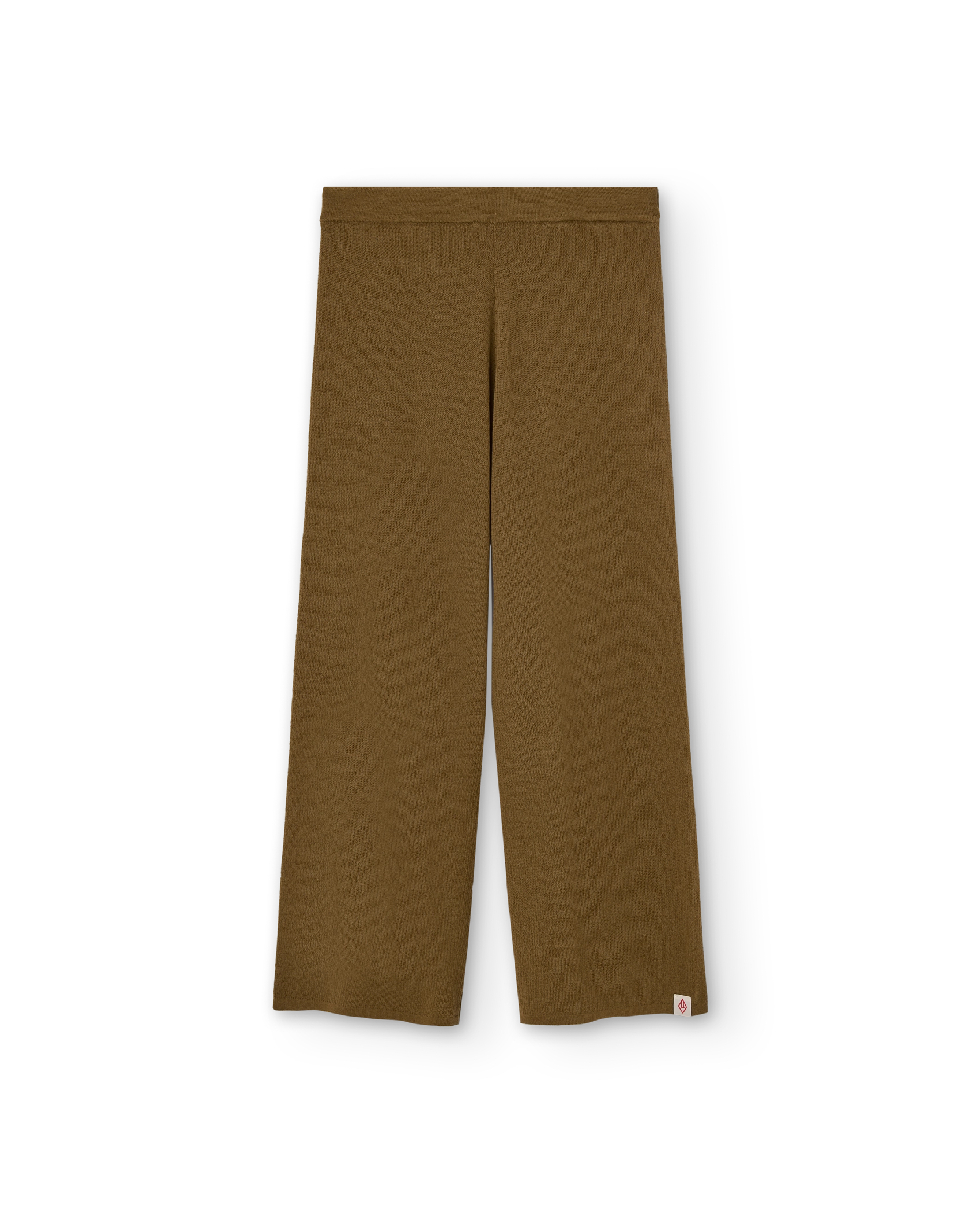 Military Green Crow Knit Pants PRODUCT FRONT