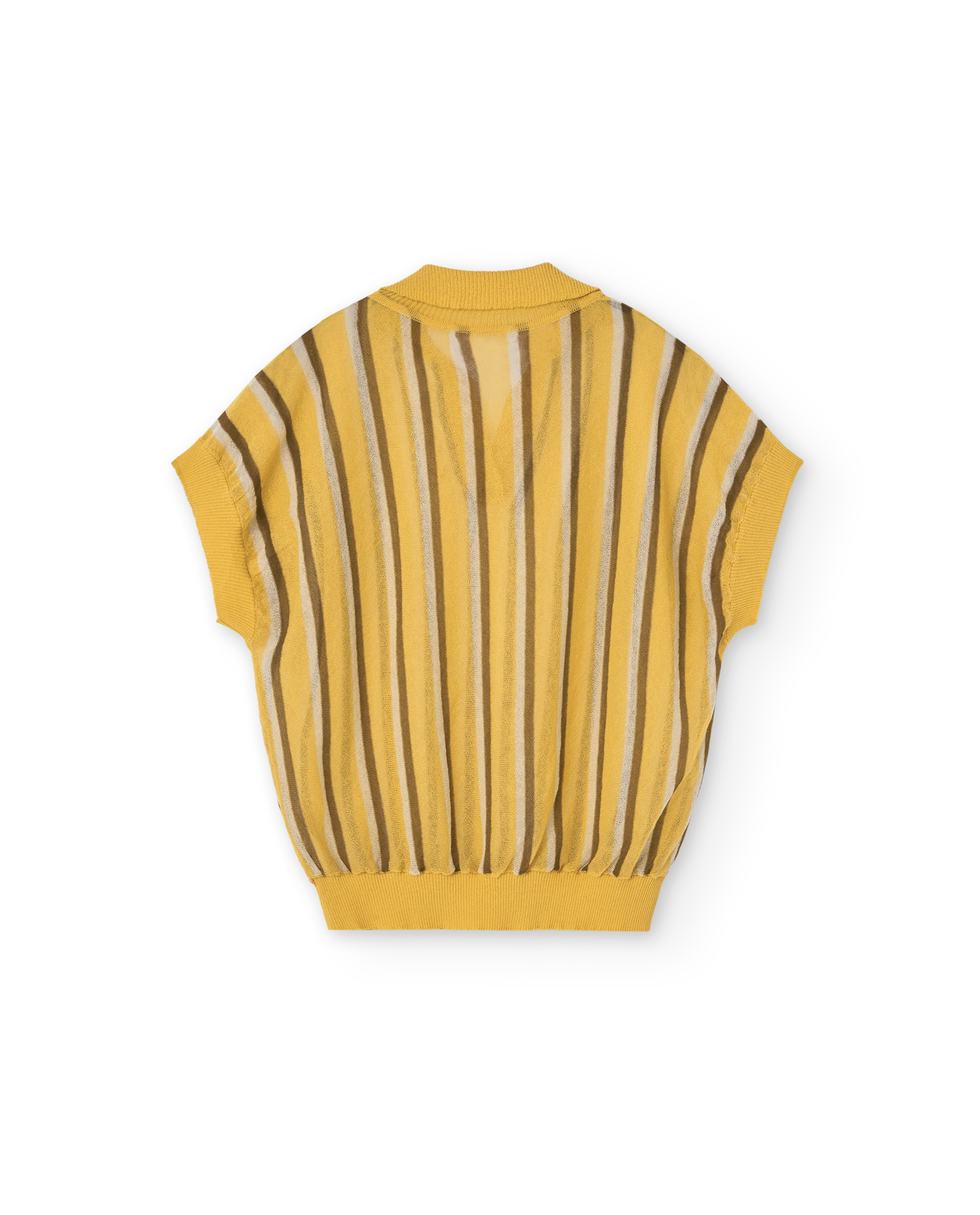 Yellow Bat Sweater Vest PRODUCT BACK