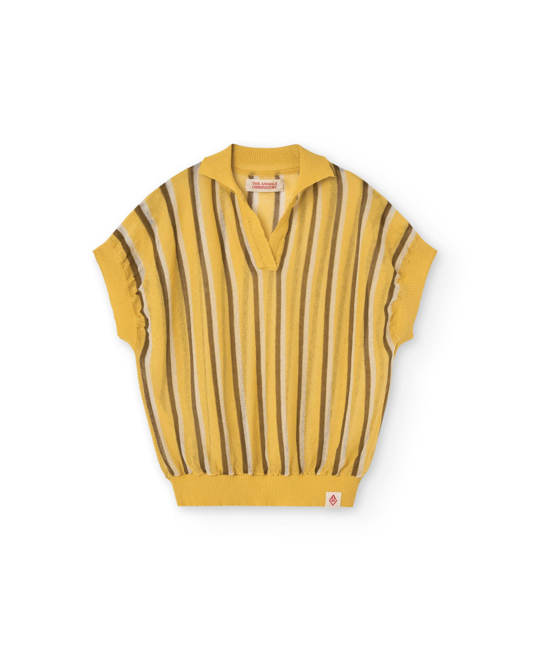 Yellow Bat Sweater Vest PRODUCT FRONT