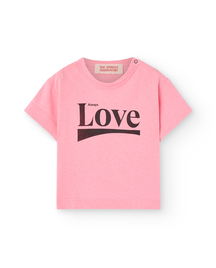 Pink Love Pangolin T-Shirt COVER