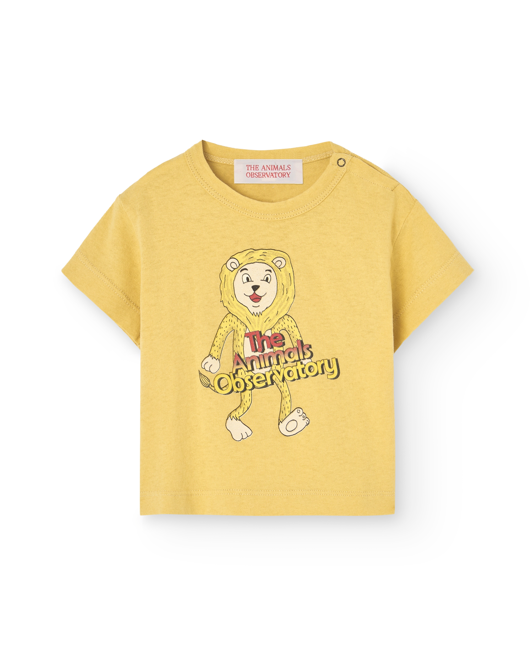 Yellow Lion Pangolin T-Shirt PRODUCT FRONT