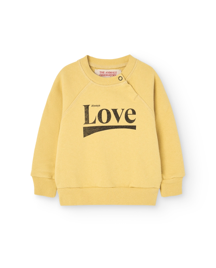 Yellow Love Jackal Sweatshirt COVER